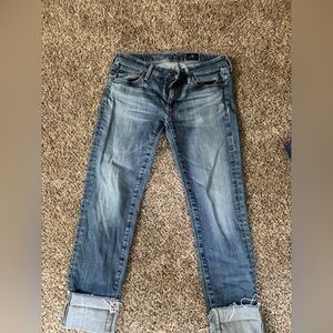 AG cuffed denim jeans